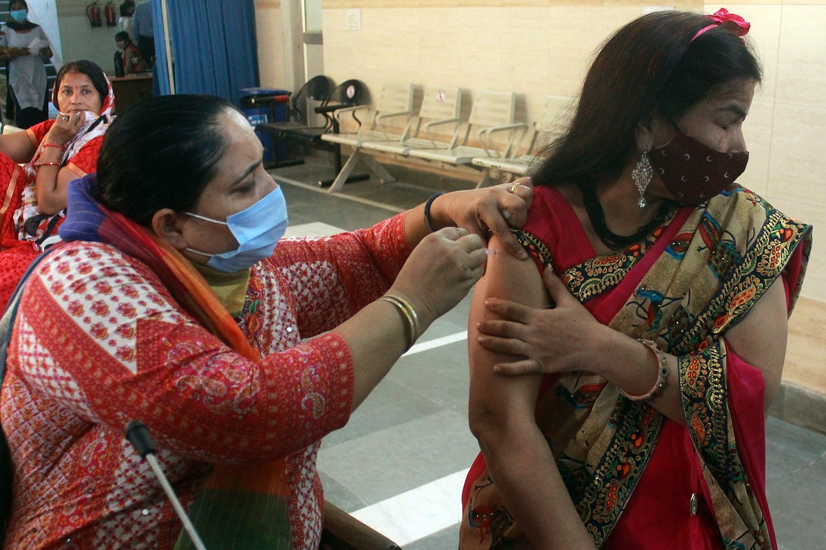 Covid: Over 55 per cent of India’s eligible population fully vaccinated