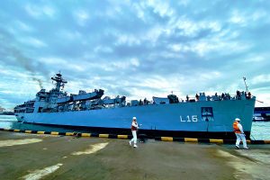 Indian Navy’s first training squadron in Lanka