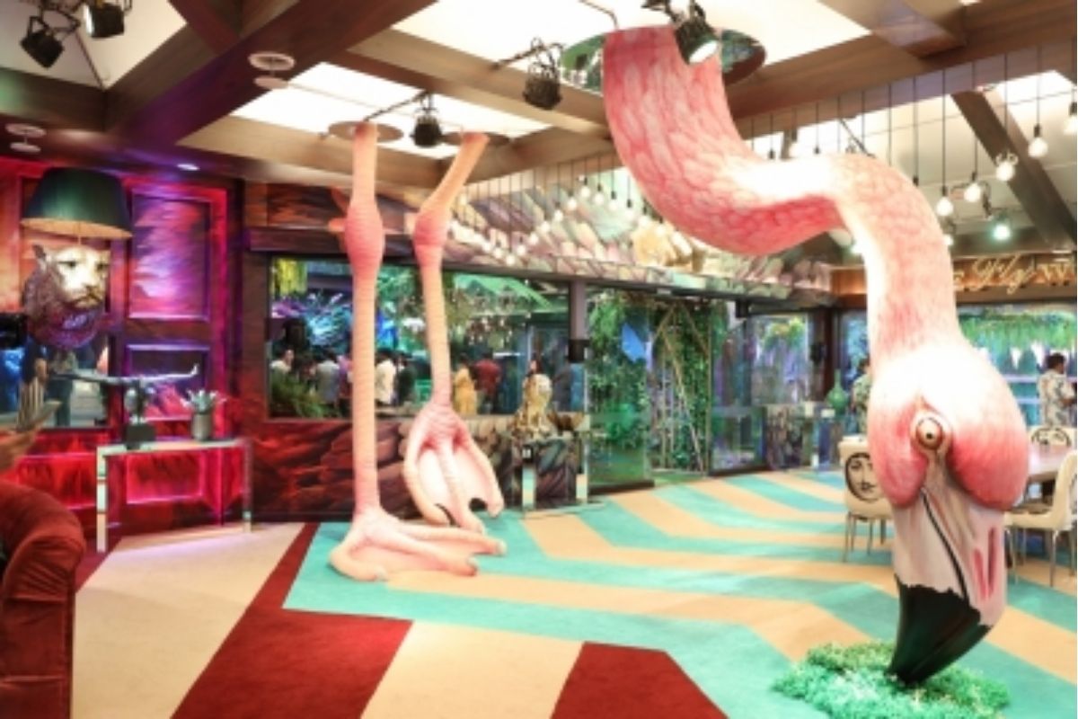 Giant flamingo stands out in jungle-themed 'Bigg Boss 15' house - The  Statesman