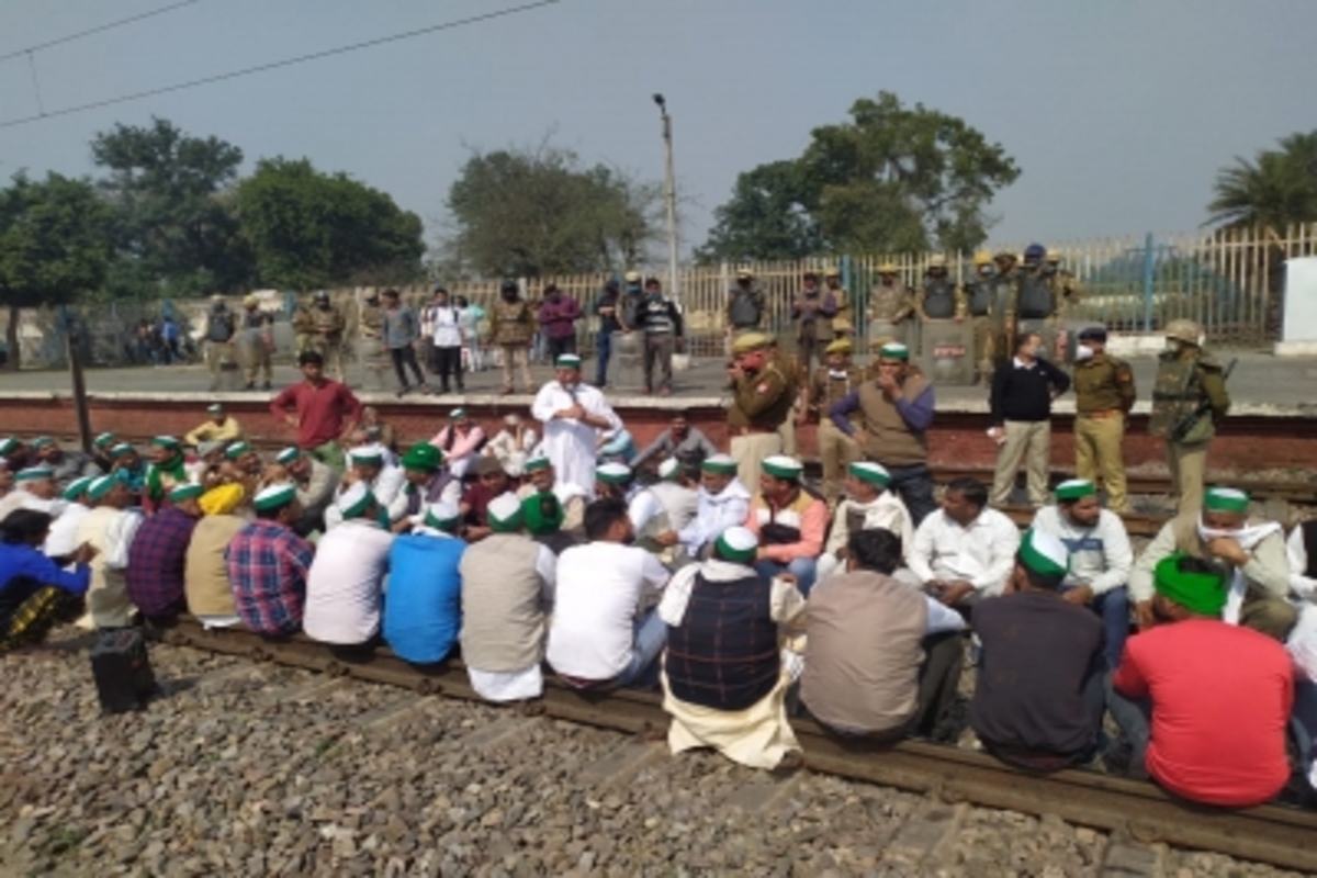UP on high alert for farmers’ ‘rail roko’ protest today