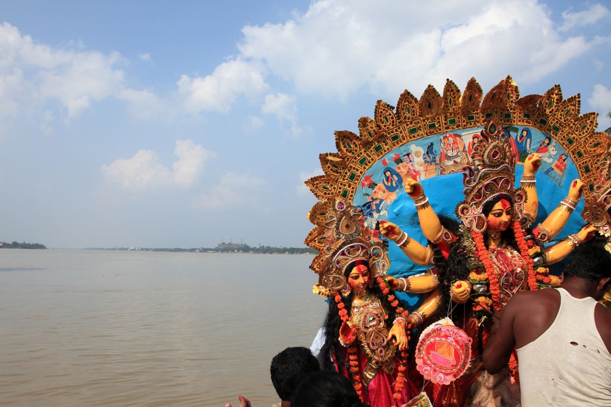 Authorities gear up for Dashami immersion; steps taken to prevent covid, pollution