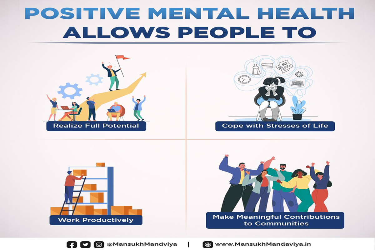 Mental health essential to holistic health, says Mandaviya