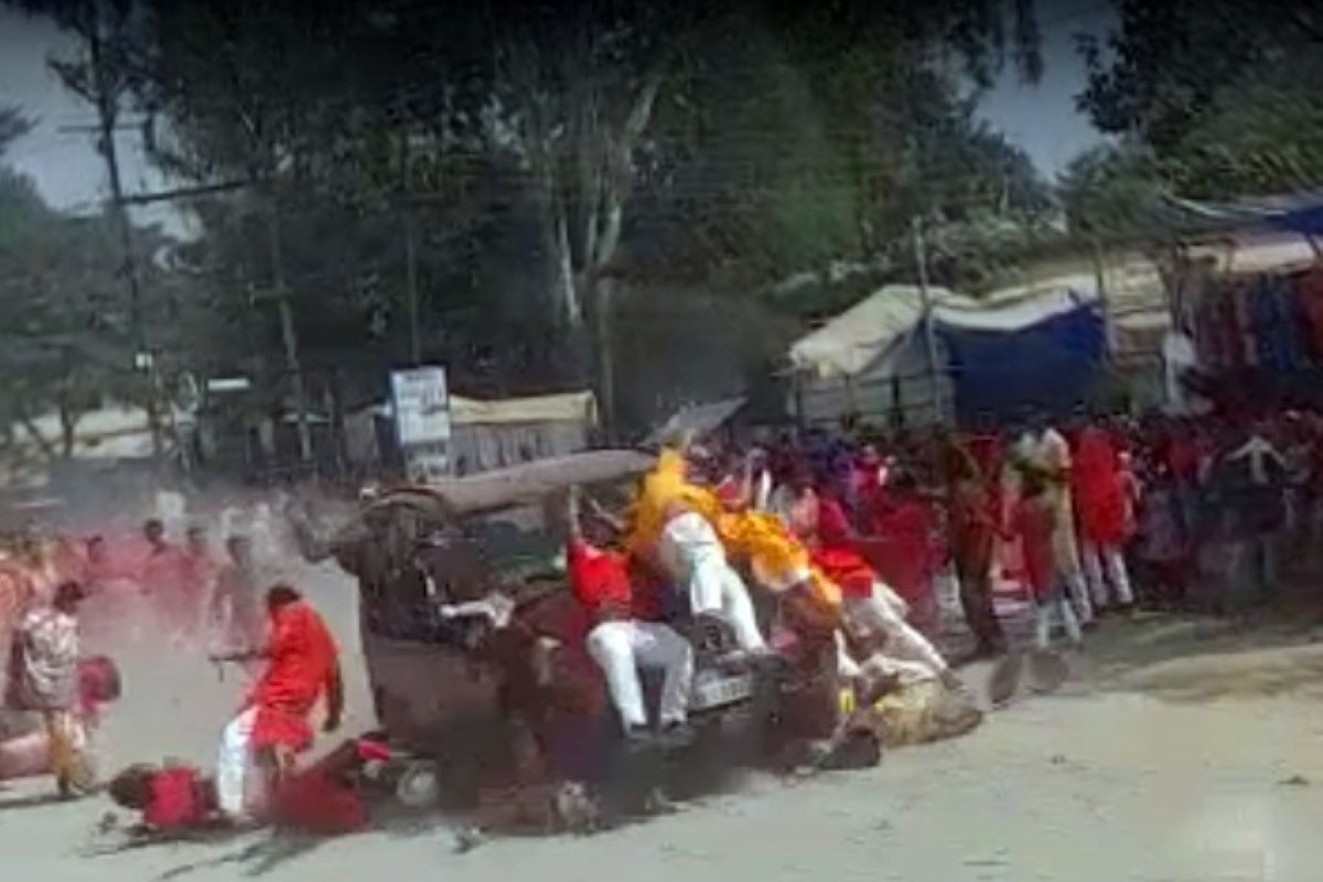 Four killed as speeding car ploughs into religious procession in Chhattisgarh