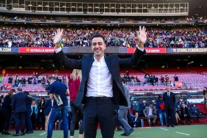 Xavi Hernandez promises return to Barca values at official presentation at Camp Nou Stadium