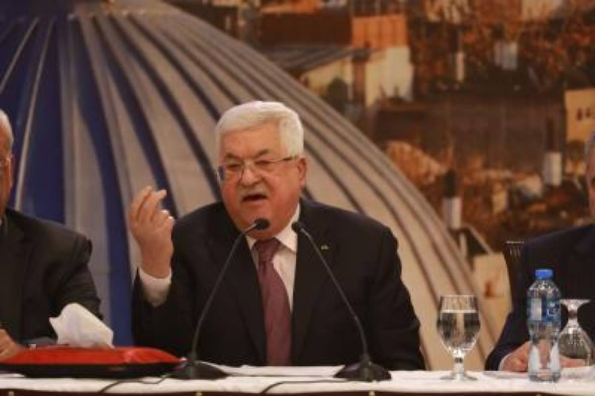 Palestinian president warns Israel not to undermine two-state solution