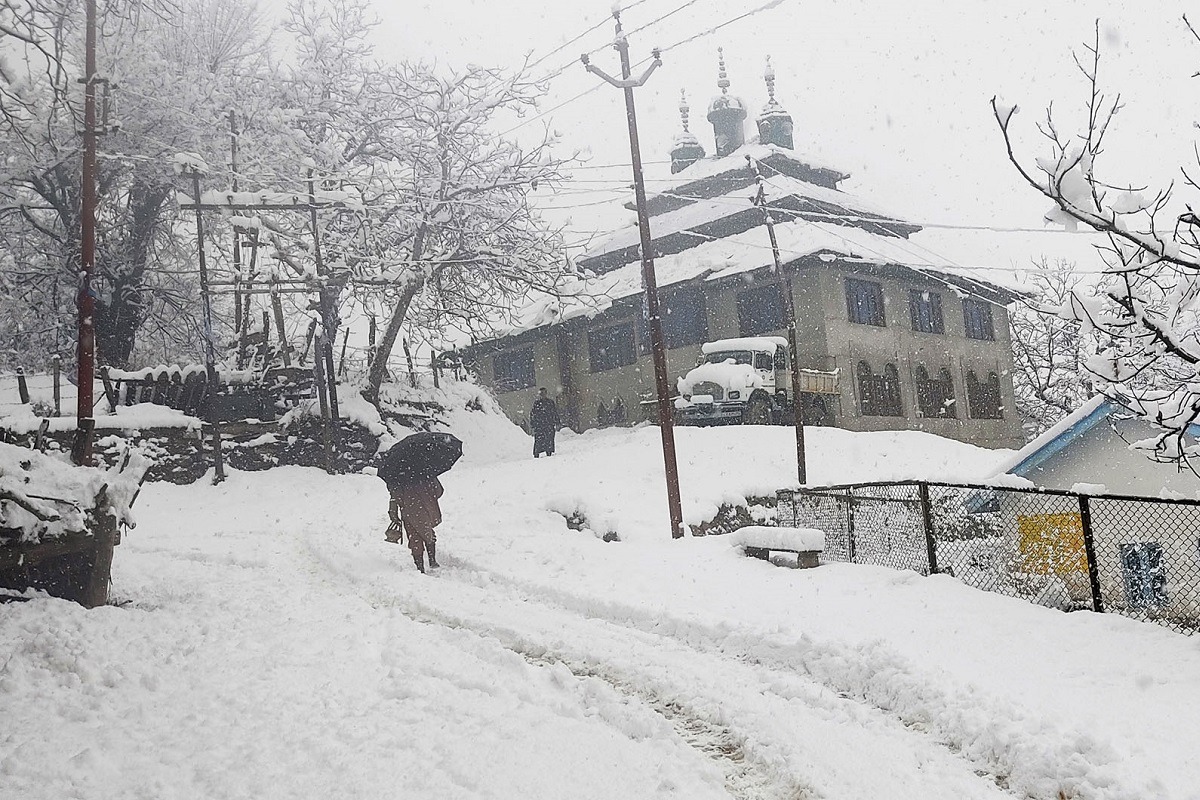 Snowfall, Ladakh, Jammu & Kashmir