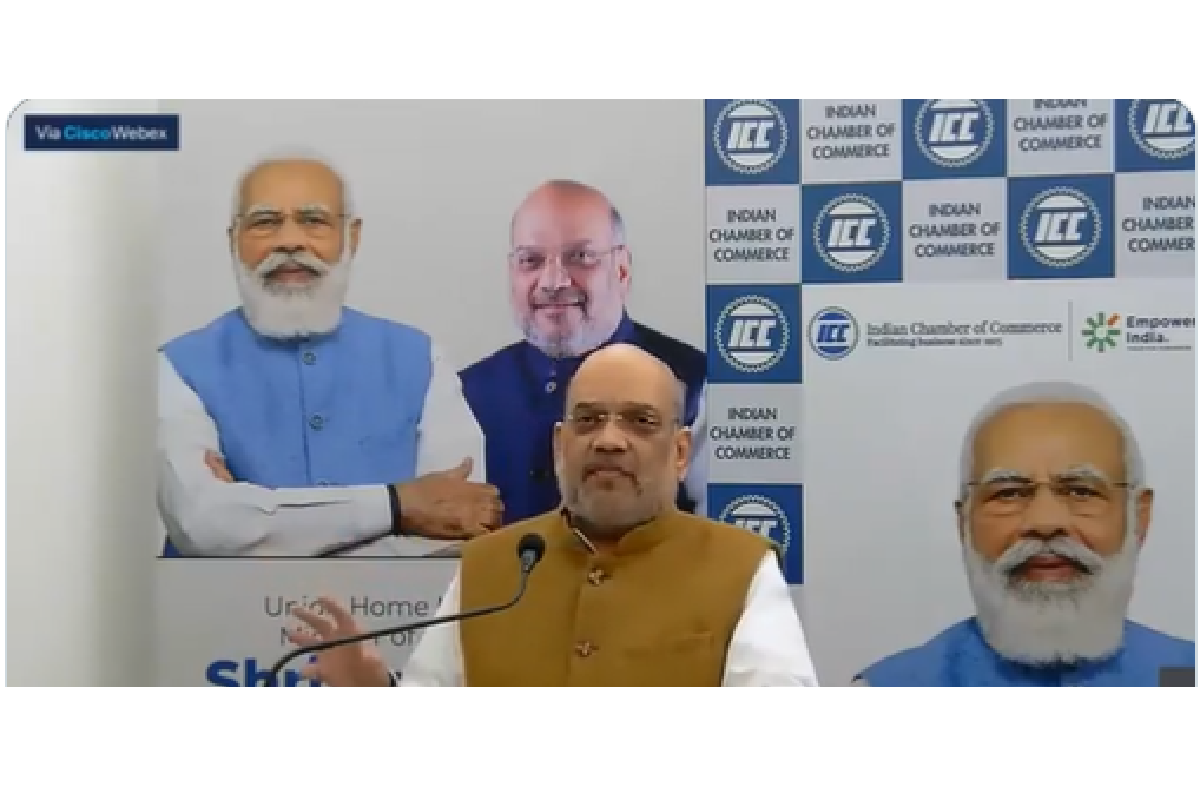 Amit Shah addresses Annual Session and AGM of ICC through video conferencing