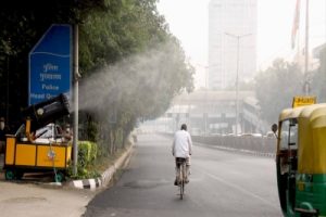Delhi Air Quality Index “hazardous”