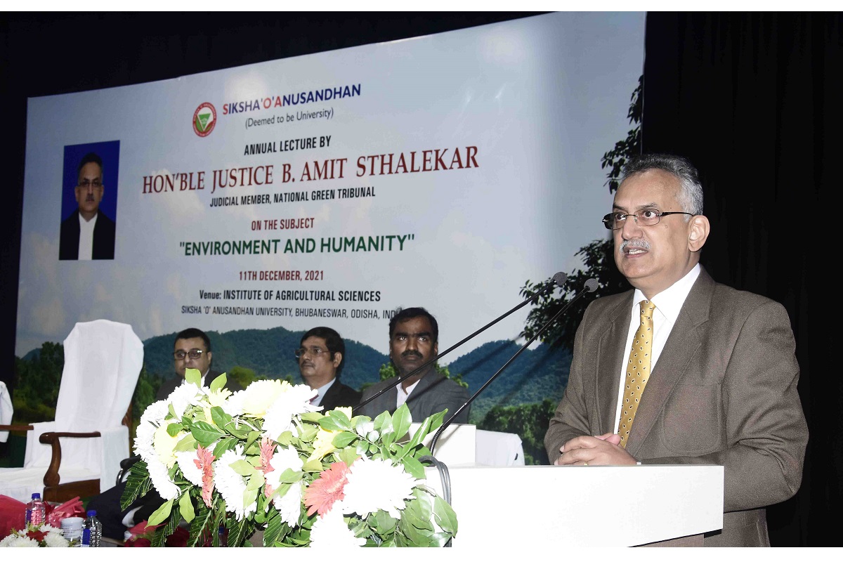 Justice B. Amit Sthalekar, Judicial Member, National Green Tribunal (NGT),