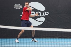 With eye on ATP Cup, world No. 2 Daniil Medvedev hits the Sydney courts
