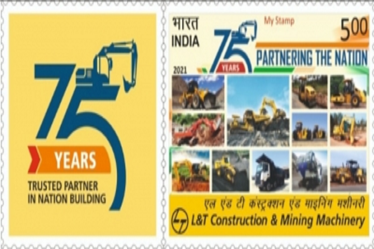 Postal stamp launched to mark 75 years of L&T’s Construction & Mining Machinery business