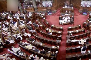 Rajya Sabha adjourned for the day amid Opposition uproar