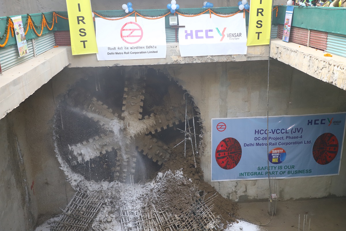 Tunnel construction completed near Biman Bandar Metro station