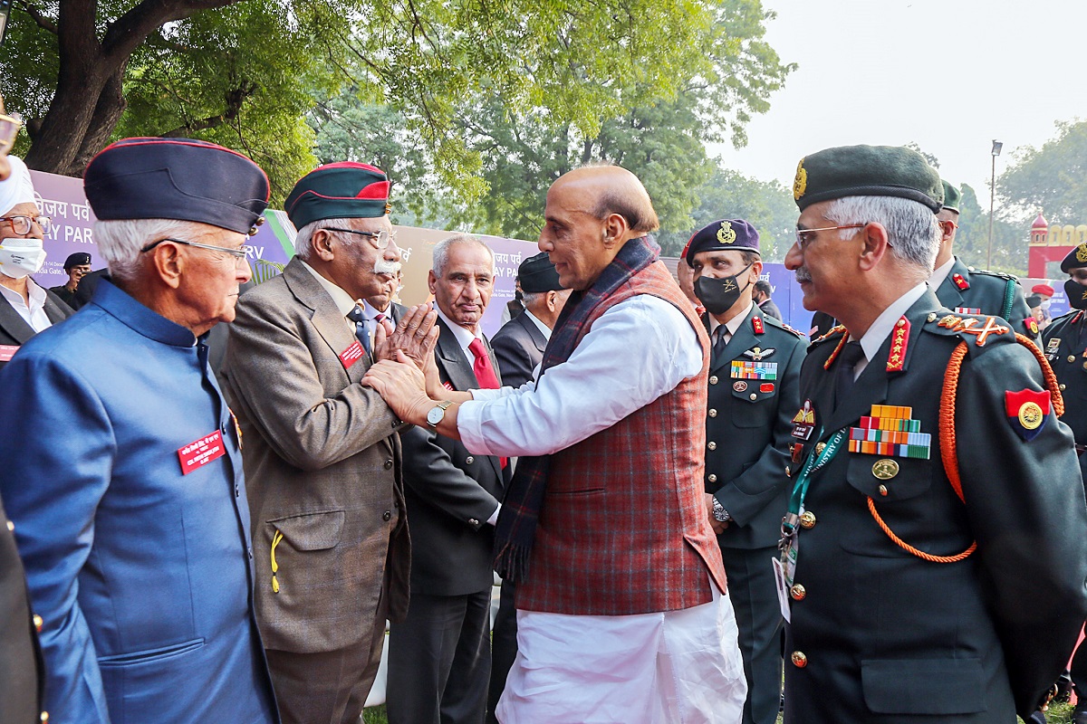Rajnath releases stamp to commemorate India’s victory in 1971 war