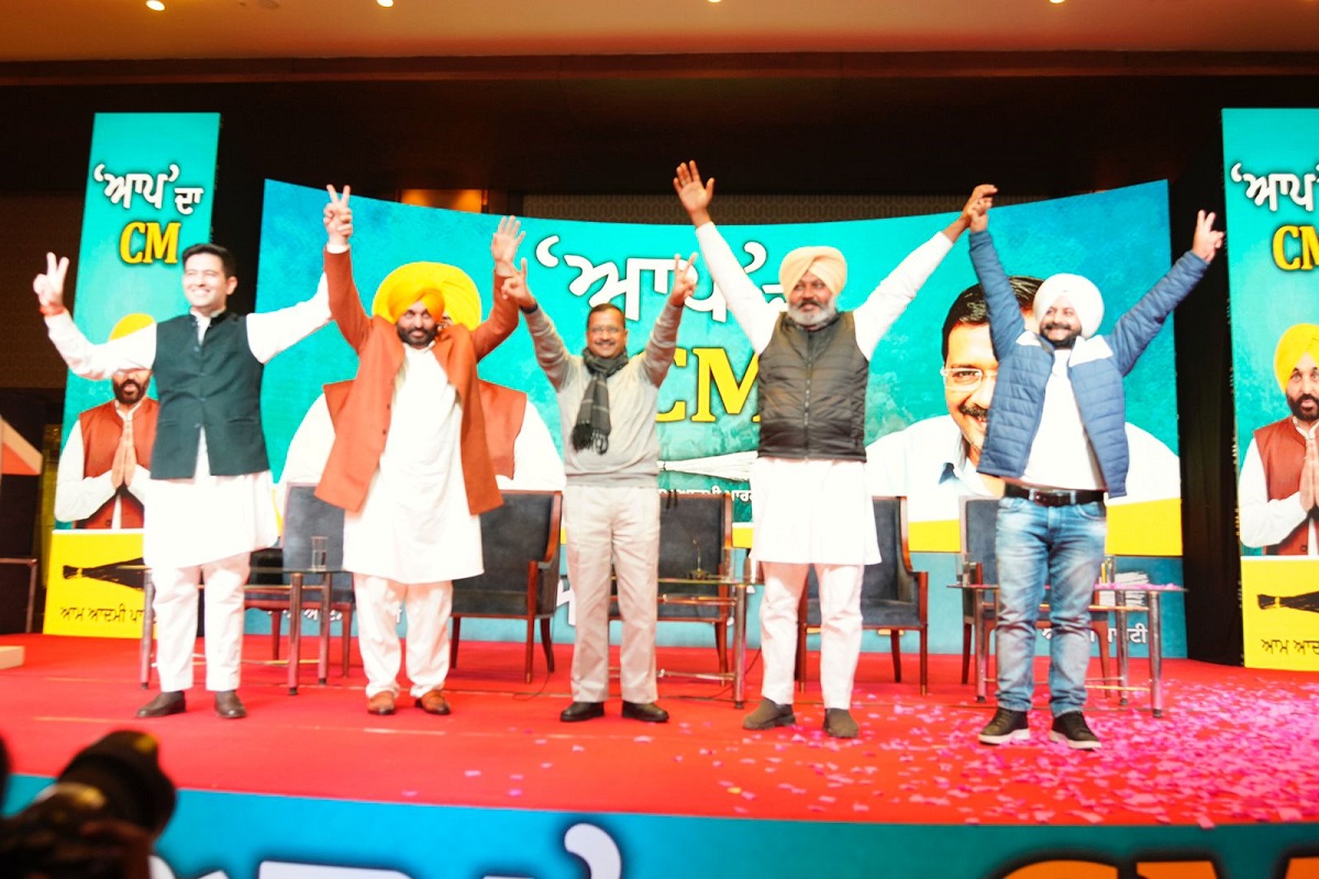 Mann is AAP’s CM candidate for Punjab Assembly polls