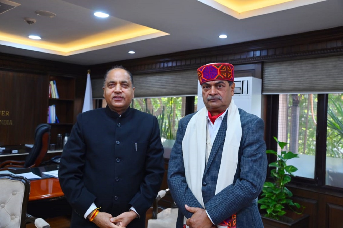 Jai Ram seeks special central assistance for Himachal