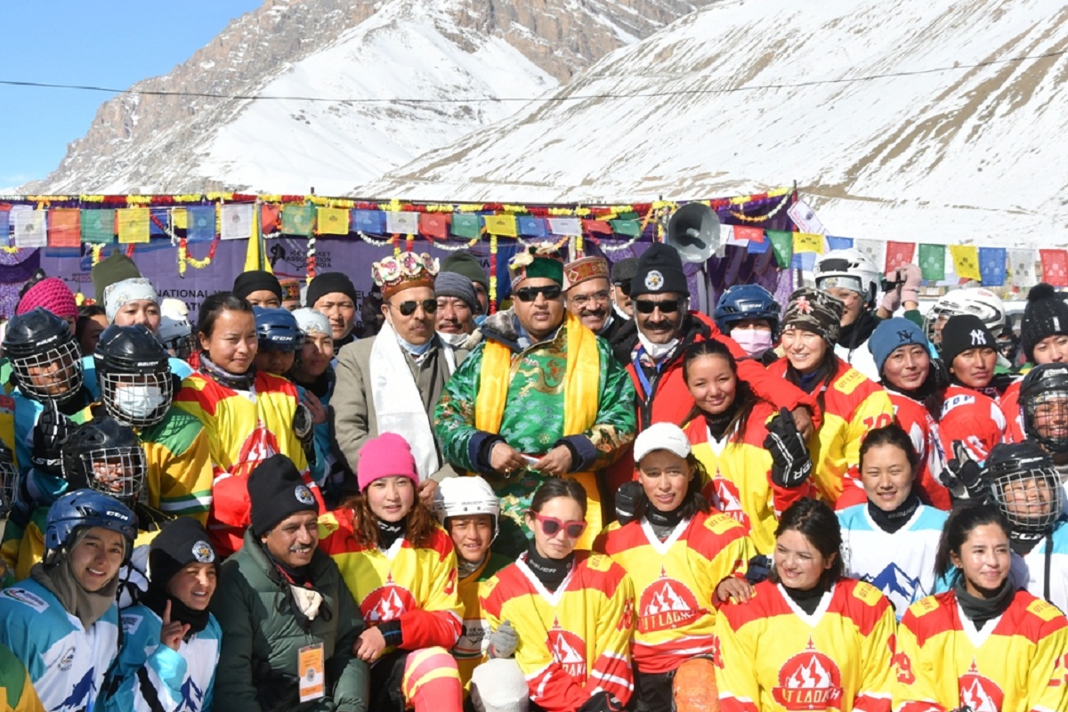 9th National Women Ice Hockey Championship gets underway in Lahaul Spiti