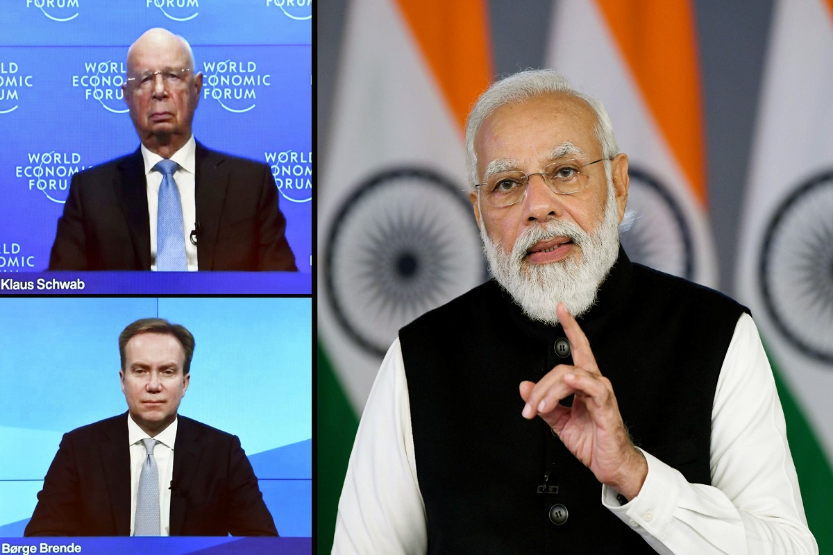Modi, Davos, speech