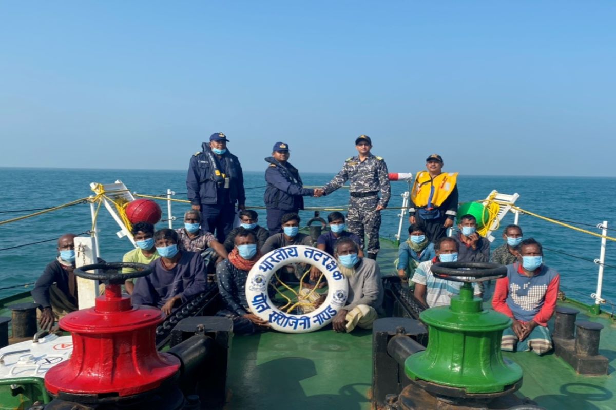 Coast Guard successfully repatriates distressed fishing boat from B’desh