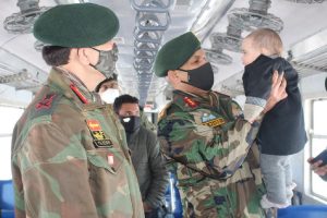 Top Army commander springs surprise by traveling in valley train from Anantnag