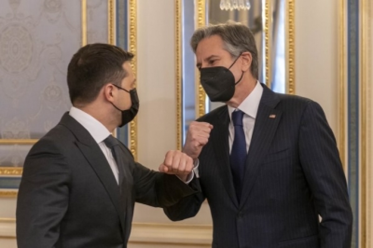 Ukrainian Prez, Blinken discuss security situation