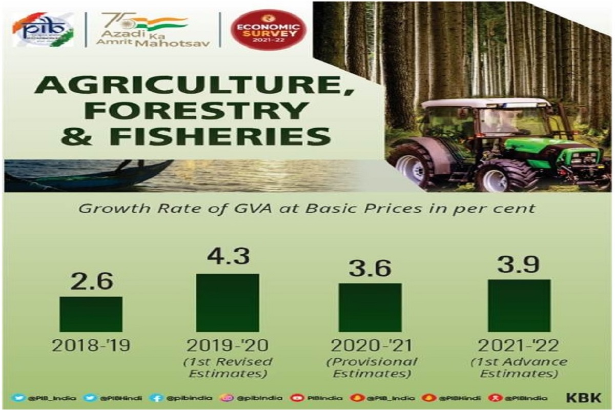 Agriculture sector registers an upward trend, reveals survey