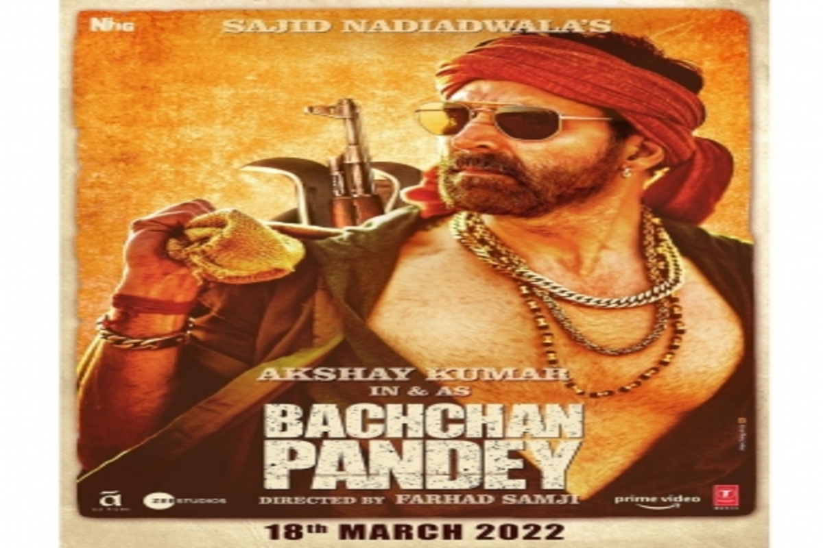 “Bachchan Pandey” by Akshay Kumar and Kriti Sanon is released for Holi