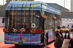 Delhi’s first electric bus to ply on roads from today