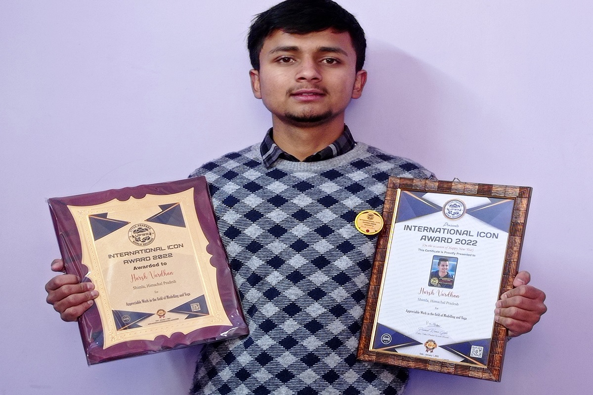 HP youth gets Int’l Icon Award