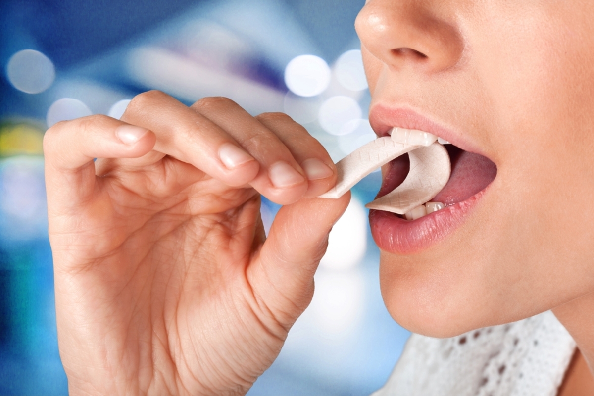 Avoid chewing gum as it is a bad habit