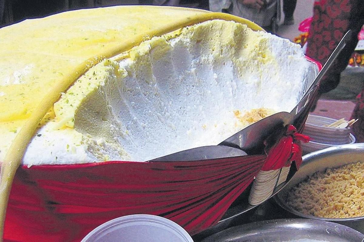 Daulat ki chaat- Winter special from the streets of Chandani Chowk