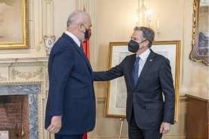 Blinken discusses Ukraine crisis with visiting Albanian Prime Minister