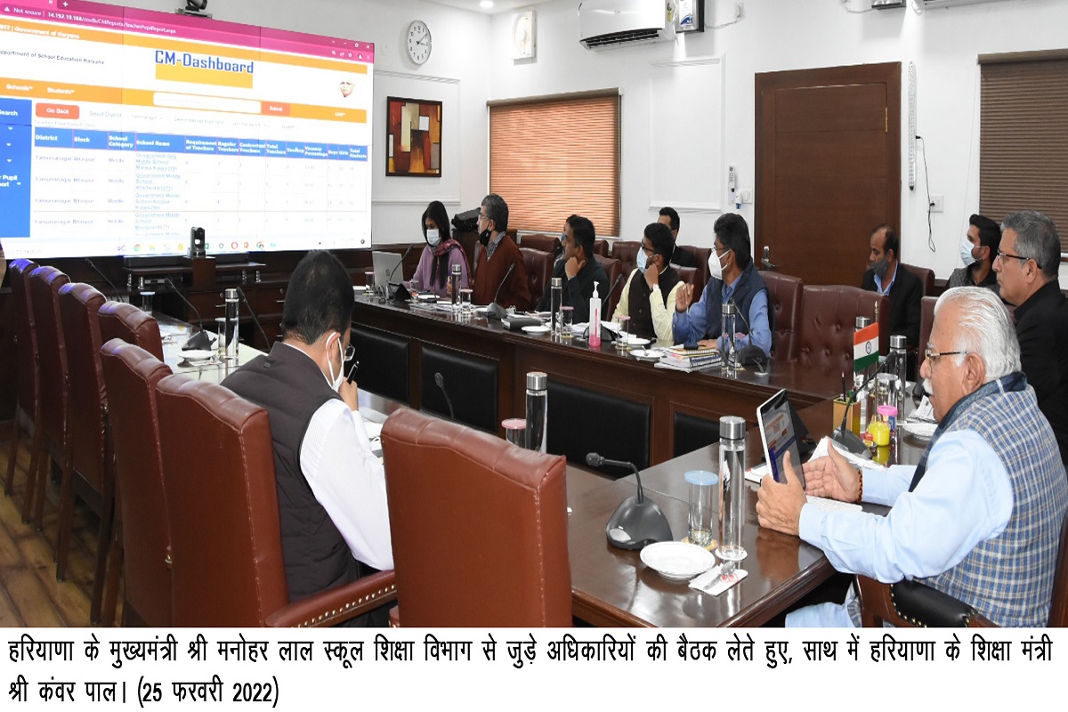 Khattar directs for transport facility to govt school students
