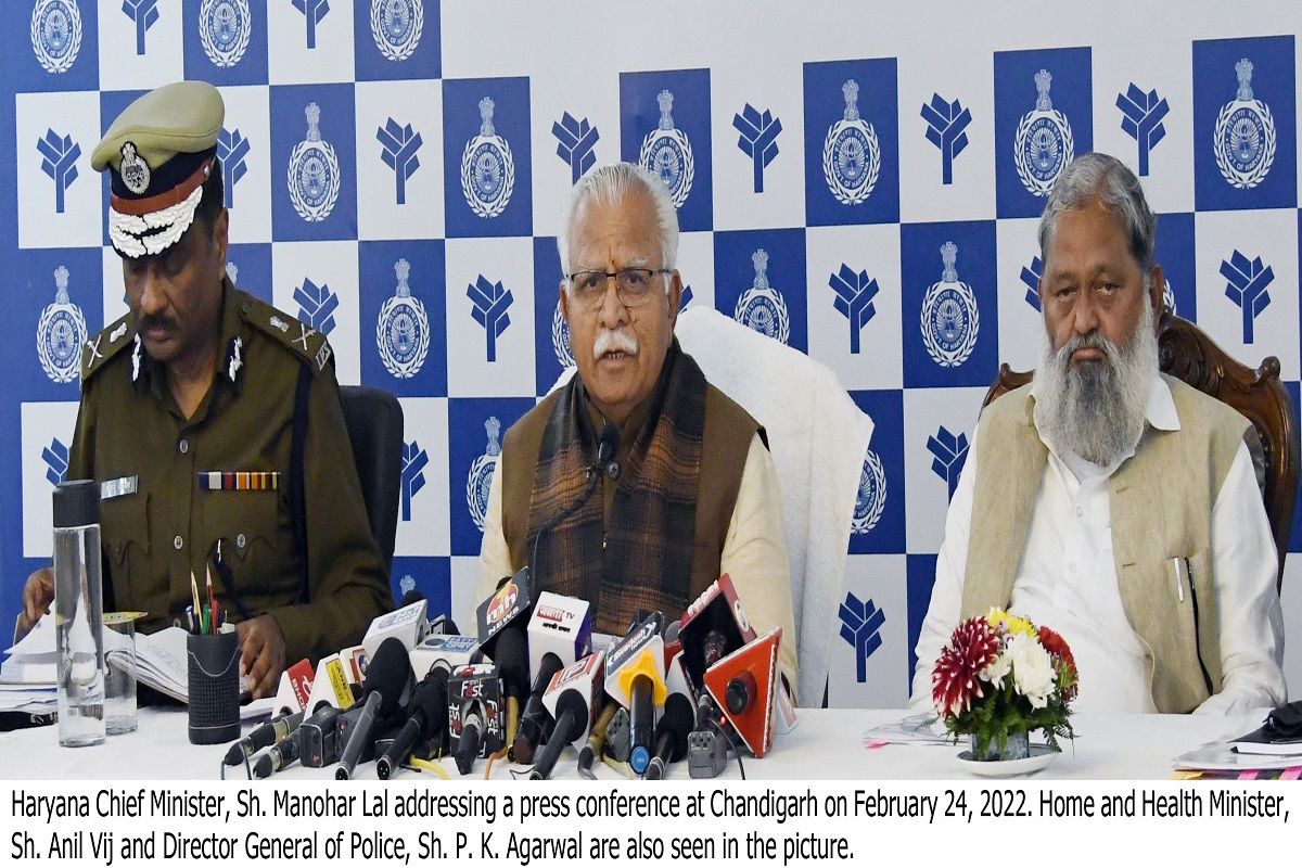 Haryana to launch massive campaign against drug menace in Haryana: Khattar