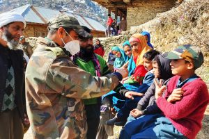 Army comes to aid of village having many deaf or dumb persons