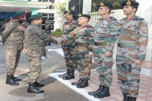 Northern Army Commander visits White Knight Corps