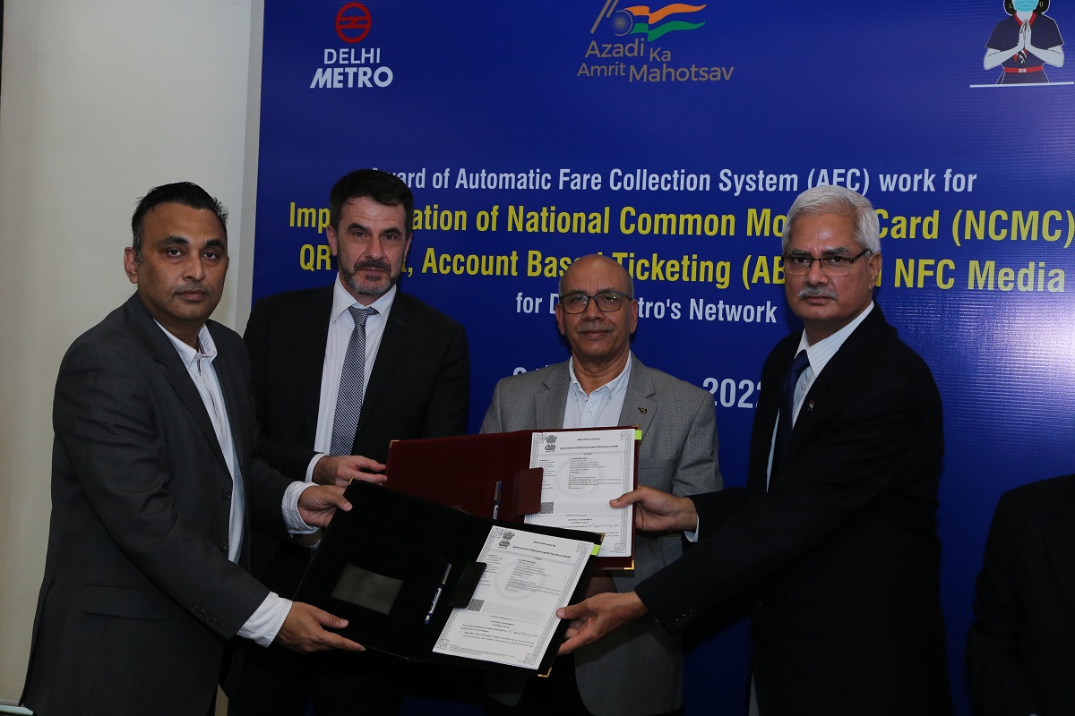 DMRC enters into contract to execute National Common Mobility Card