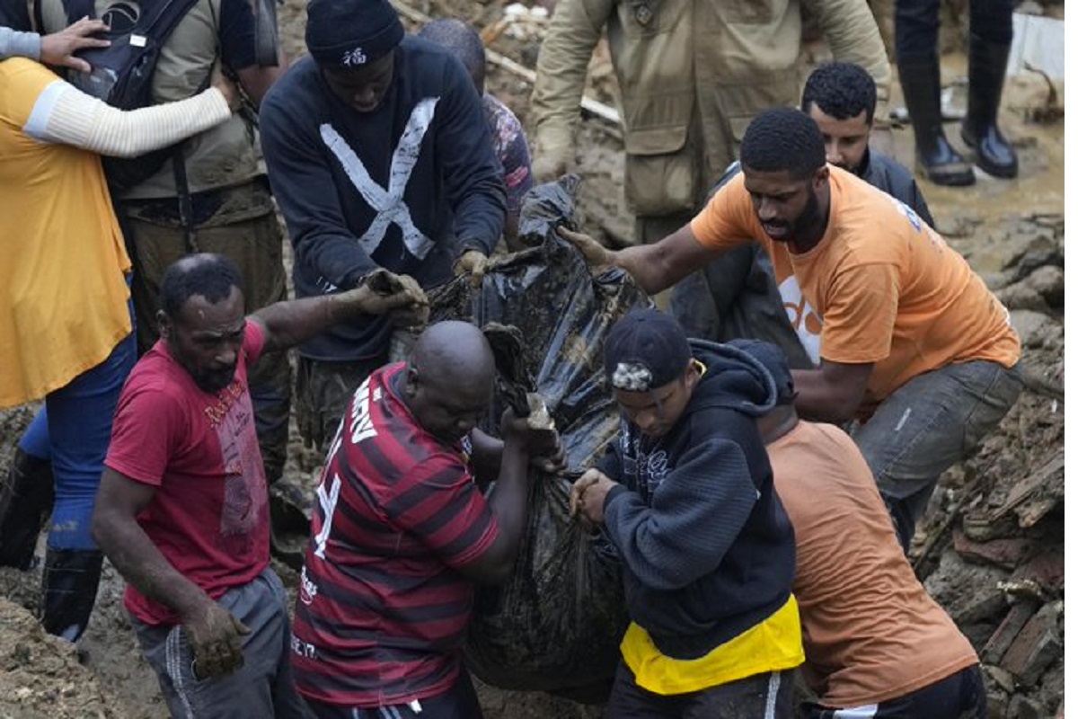 94 killed in heavy rainfall, landslides in Brazil’s Rio de Janeiro