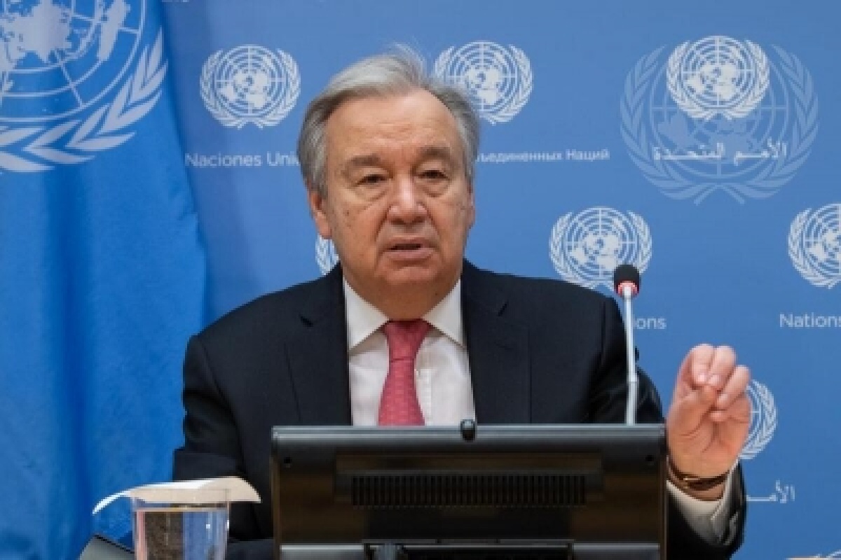 UN Secretary General, Antonio Guterres