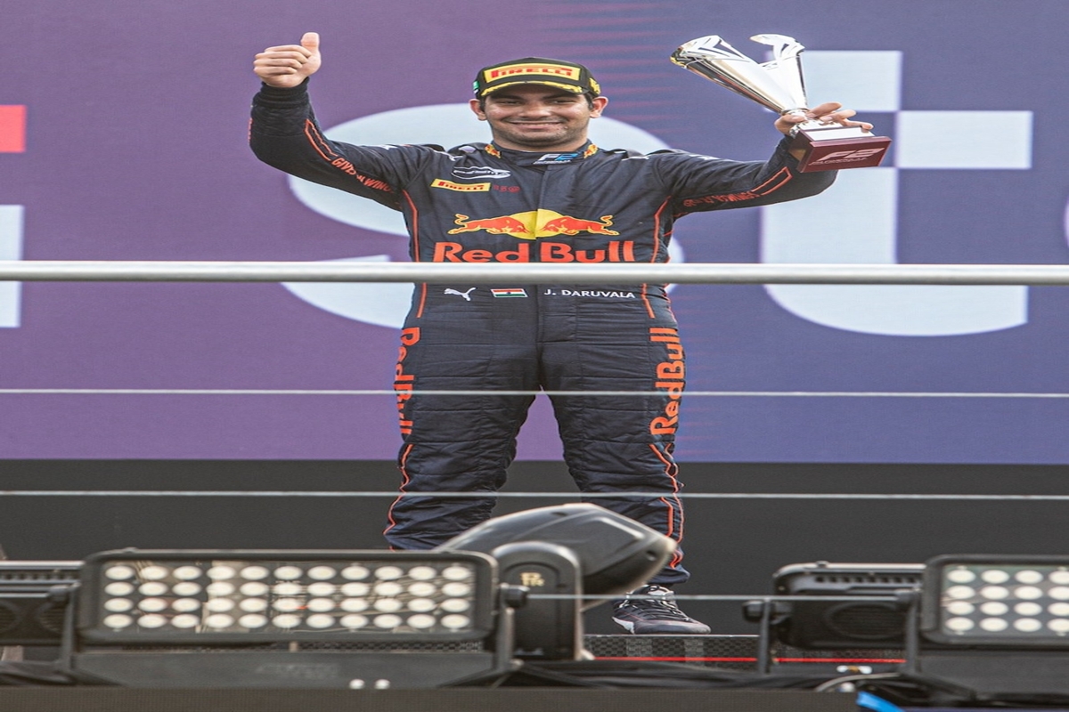 India’s Jehan Daruvala races to his second podium finish of the season