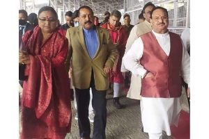 Nadda seeks blessings of Vaishnodevi ahead of vote counting in 5 states