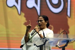 Slogan-shouting mars event, Mamata refuses to go on stage