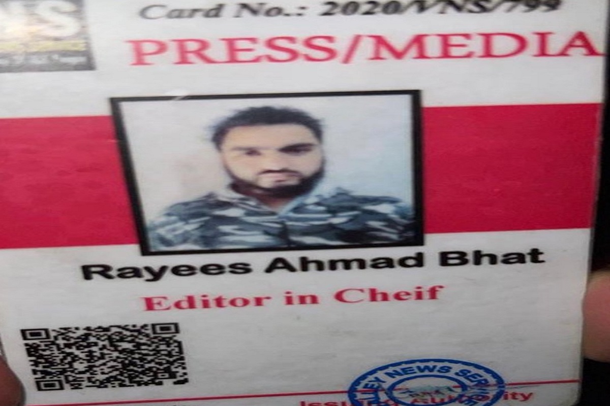Terrorist carrying ‘press card’ killed in encounter; burqa clad woman involved in tossing grenade identified