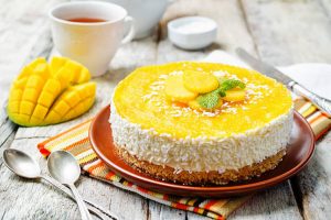 Enjoy summer special Eggless Mango Cake!