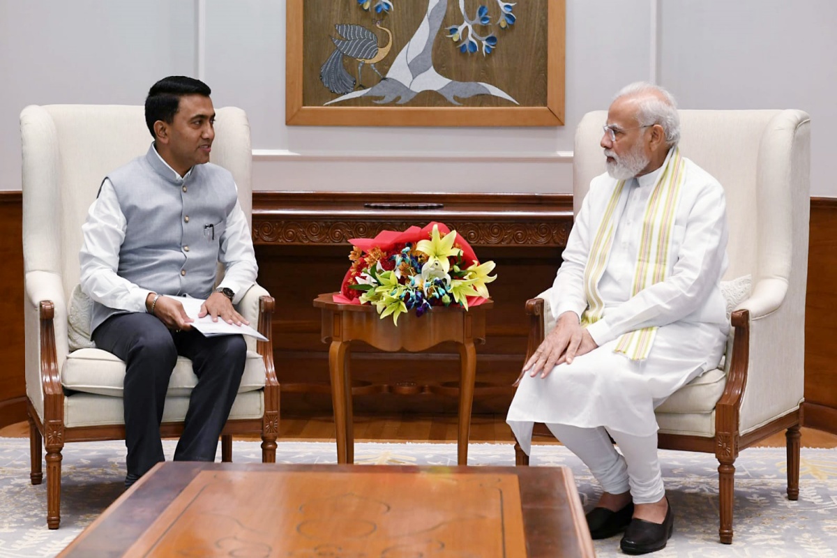 Pramod Sawant meets PM Modi, discusses issues of Goa