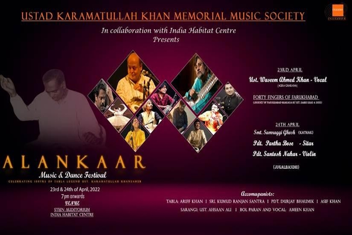 Festival of Indian classical music and dance in Delhi