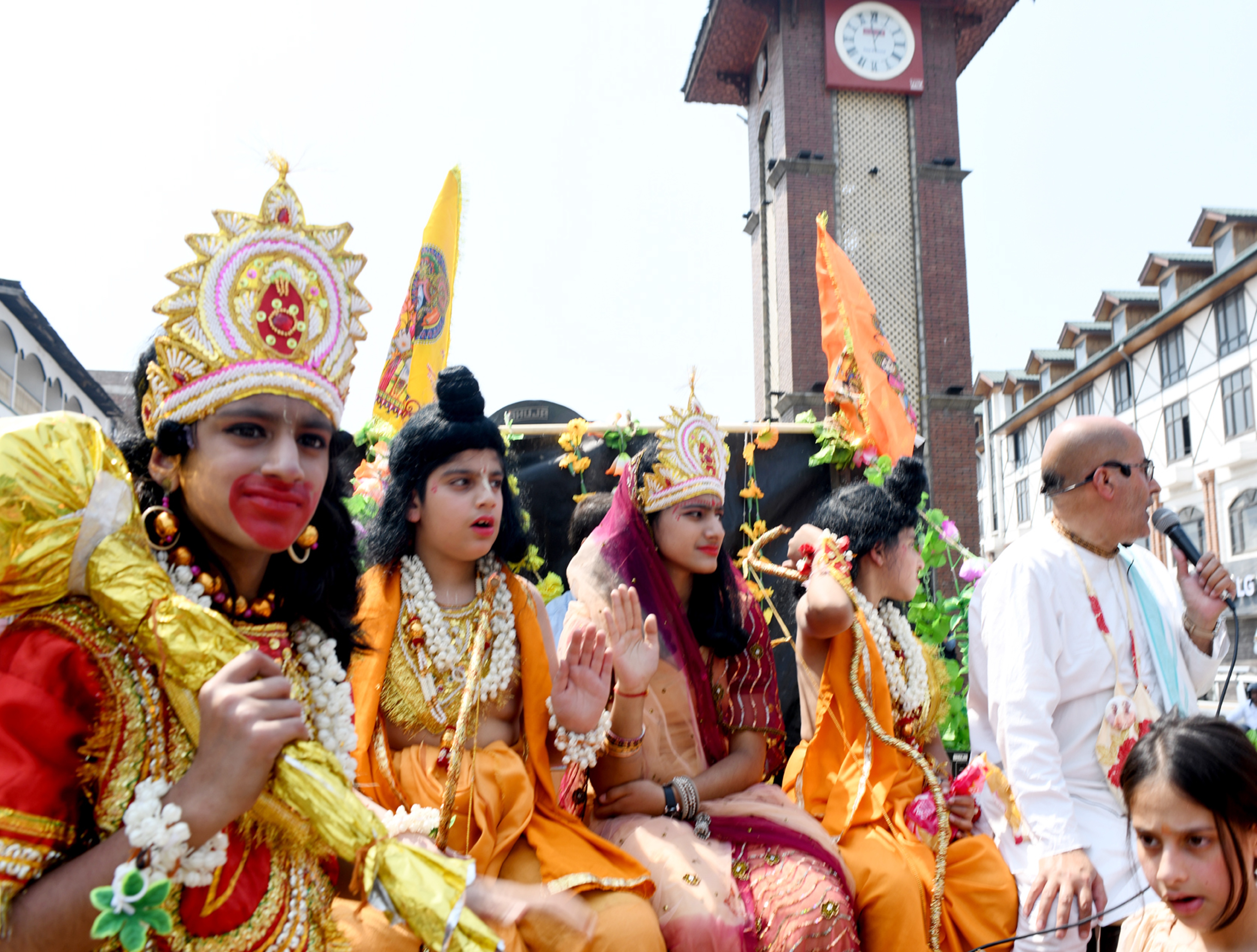 Kashmiri Pandits celebrate Ramnavami at Lal Chowk