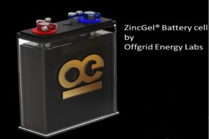 Offgrid Energy Labs plans to launch ZincGel products to power India’s EV battery segment by next year