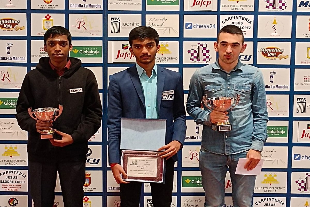 India's Gukesh wins La Roda Open; Pragg, Sadhwani among top 5