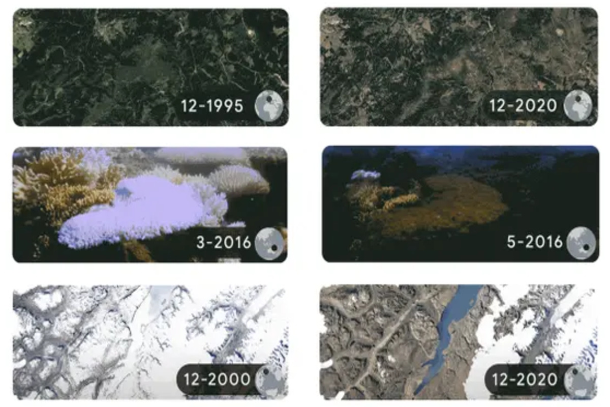 Google Doodle shows the brutal realities of climate change over time